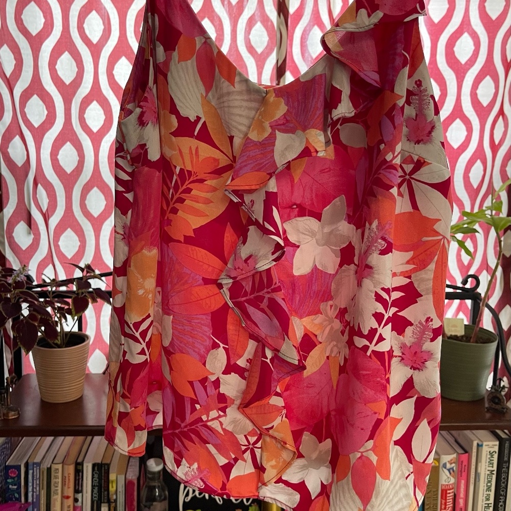 SIMPLY STYLED by sears floral spaghetti strap in size medium